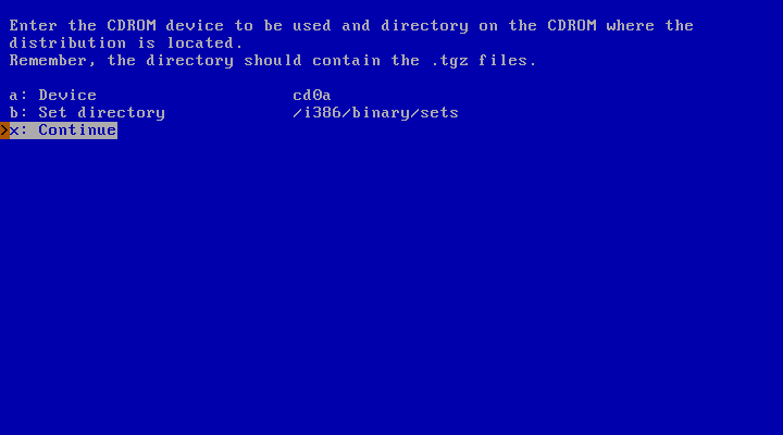 CD-ROM/DVD installation
