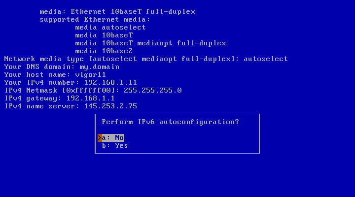 Entering and configuring network data